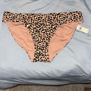 AERIE CHEETAH PRINT BIKINI BOTTOMS
